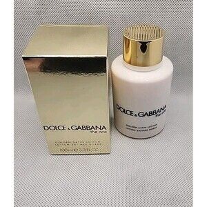 Dolce & Gabbana The One Golden Satin Perfumed Lotion 3.3oz /100 ML New in Box.